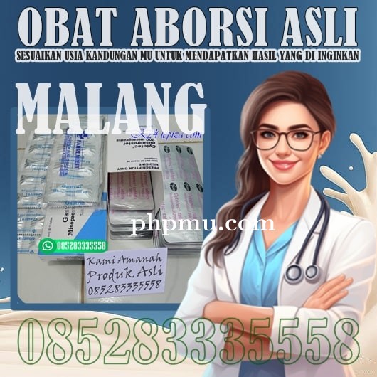 Sedia Obat Aborsi Malang  085283335558 Jual Cytotec Misoprostol Di Malang 